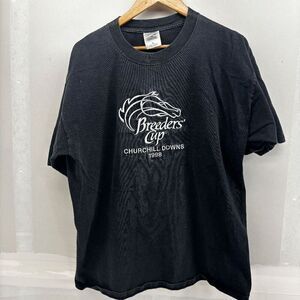 Vintage Breeders' Cup Churchill Down 1998 Embroidered Black Shirt Size XL READ